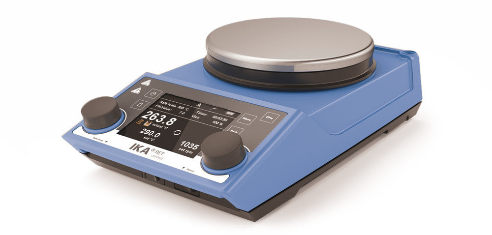 RET control-visc safety magnetic stirrer, stainless steel hot plate, 1 unit(s) - Luminix Health