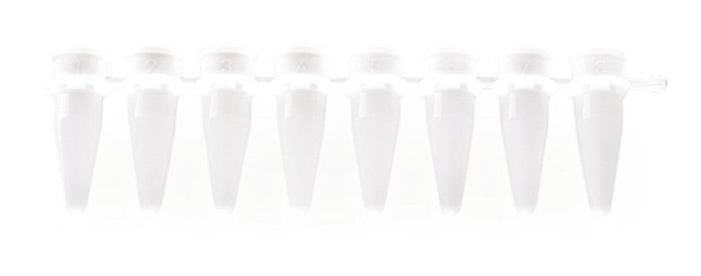 PCR tube strips for real time PCR, capped strips, flat, 125 unit(s) - Luminix Health