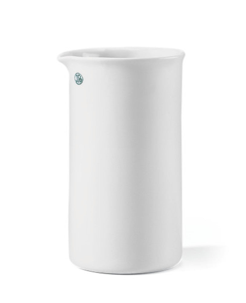 Rotilabo®-beaker, m. of glazed porcelain, tall, with spout, vol. 225 ml - Luminix Health