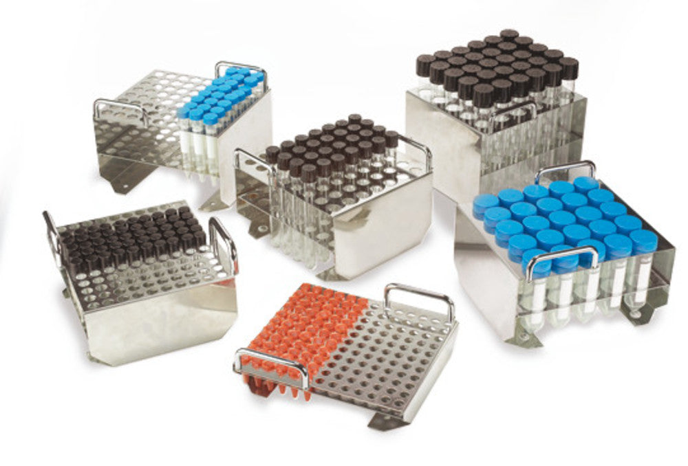 Rack for Shaking water bath WBS-300, stainl. steel, f. 56 cent. tubes 50 ml - Luminix Health