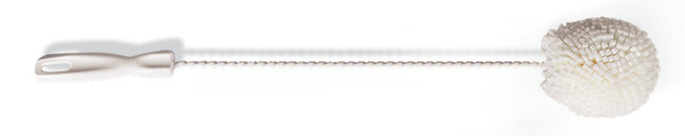 Rotilabo®-cleaning brush, round head, for tall vessels, top Ø 70 mm, L 480 mm - Luminix Health