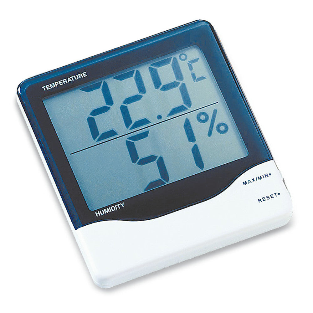 Thermohygrometer, 10 - 99 % RH, -10 - +60 °C, 1 unit(s) - Luminix Health