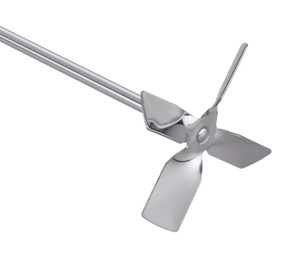 Stirring blade, propeller, 4-winged, stirrer Ø 100 mm, shaft-length 540 mm - Luminix Health