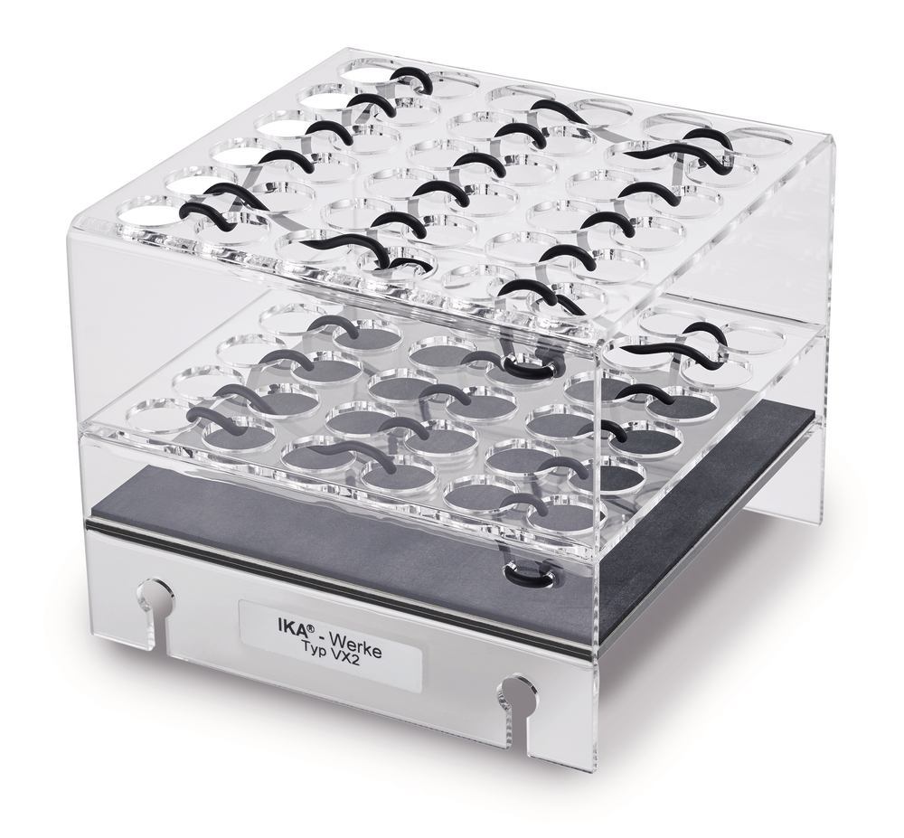 Top system for shaker VXR basic, test tube glass holder VX 2, 1 unit(s) - Luminix Health