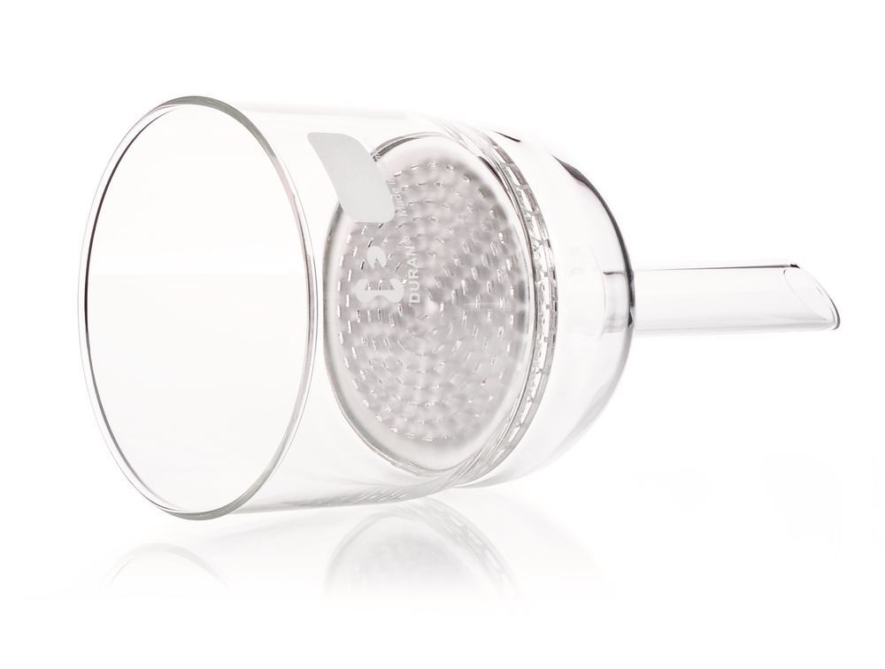 Slotted sieve filter (Büchner funnel), DURAN®, for filter Ø of 90 mm, 500 ml - Luminix Health