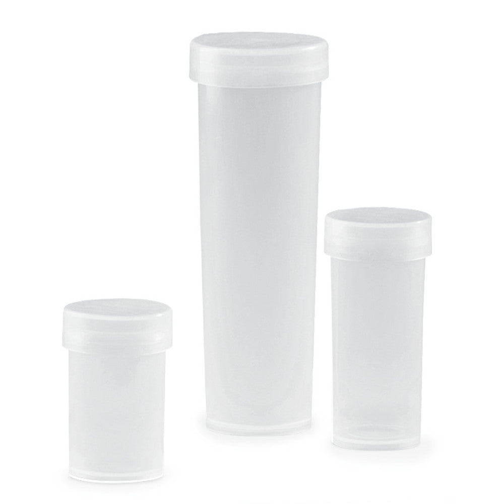 Sample bottle, PP, Ø 30 mm, 50 ml, with snap-on lid, 10 unit(s) - Luminix Health