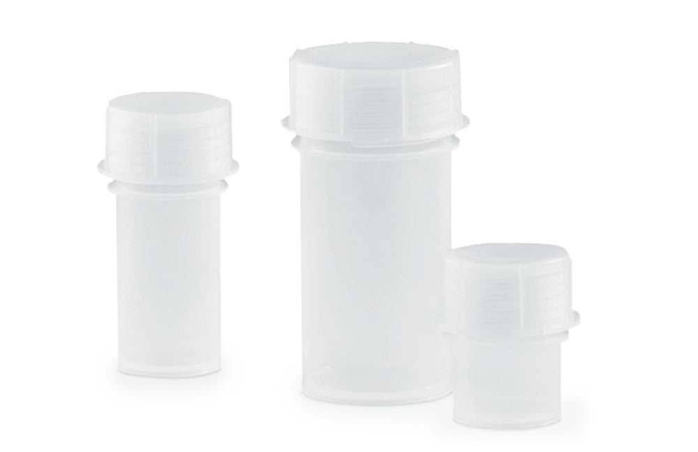 Sample tins, PP, 90 ml, with screw cap, 10 unit(s) - Luminix Health