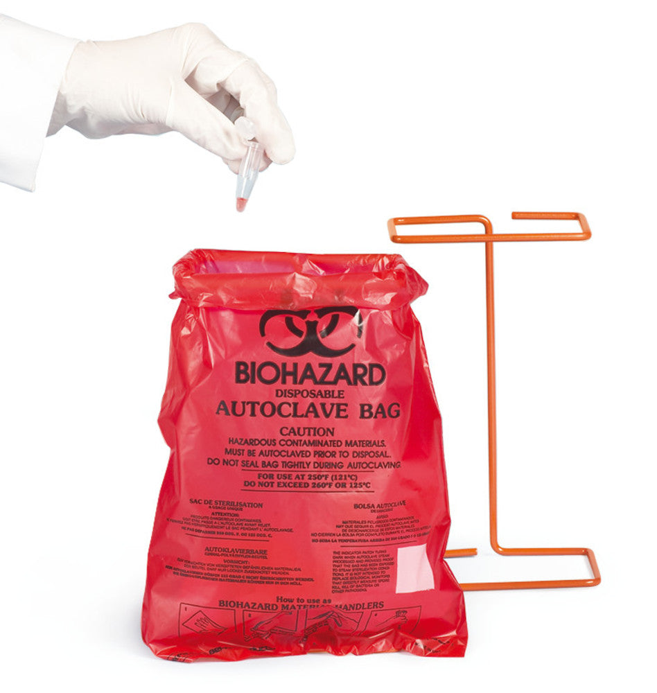 Bench-Top disposal bag, HDPE, 220 x 280 mm, thickness 18 µm, 100 unit(s) - Luminix Health