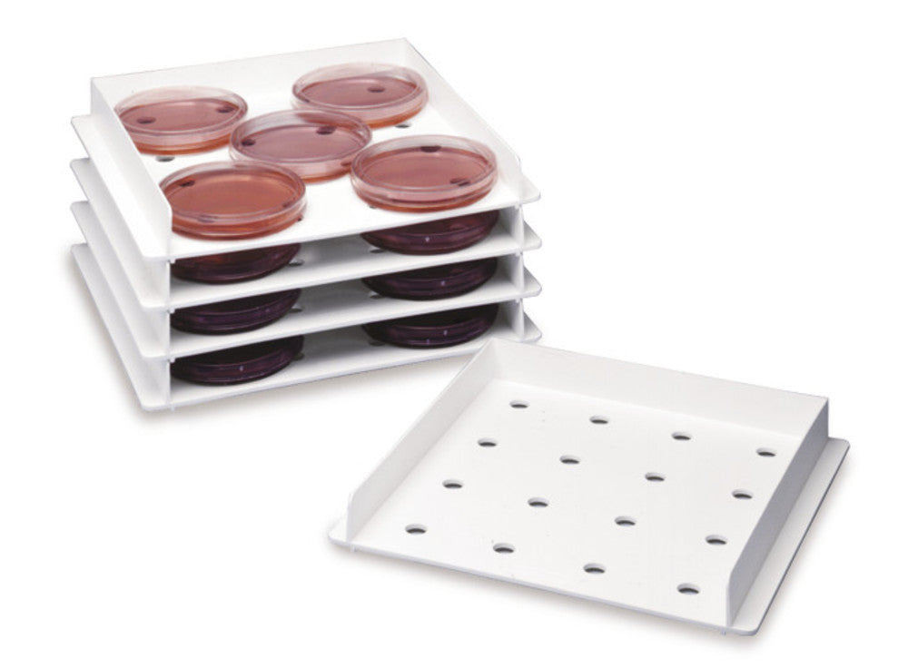 Image of Incubator inserts, PP, stackable, 251 x 237 x 35 mm, 3 unit(s) - Luminix Health