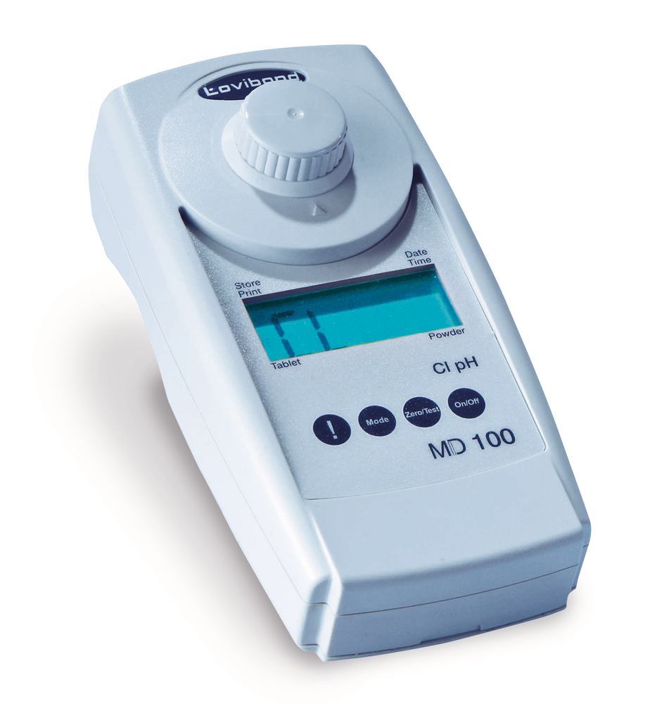 Chlorine photometer MD100, measuring range 0.01 to 6.00 mg/l, 1 unit(s) - Luminix Health