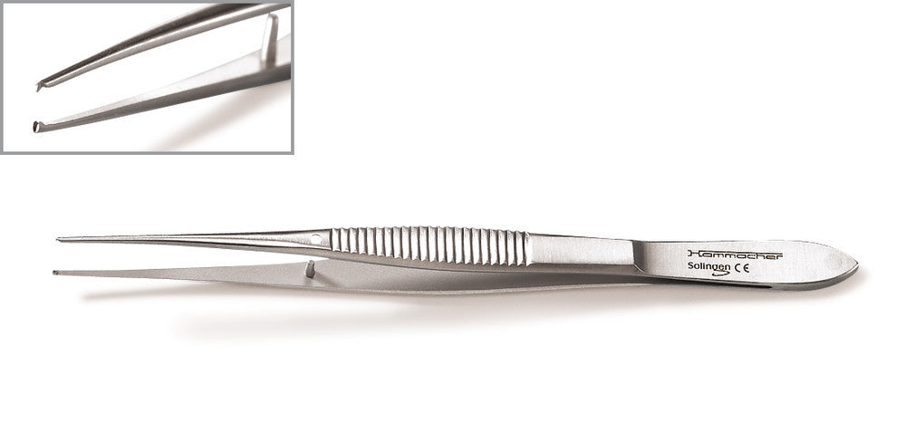 Image of Forceps, fine, stainless steel, L 105 mm, 1 unit(s) - Luminix Health