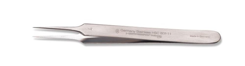 Micro forceps, type no. 4, straight, width of tip 0,4 mm, length 110 mm - Luminix Health
