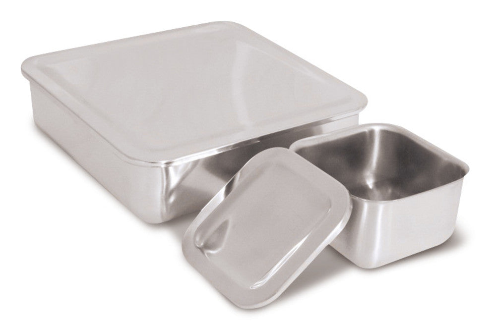Image of Rotilabo®-deep-freeze boxes, stainless steel 18/10, 1 l, 1 unit(s) - Luminix Health