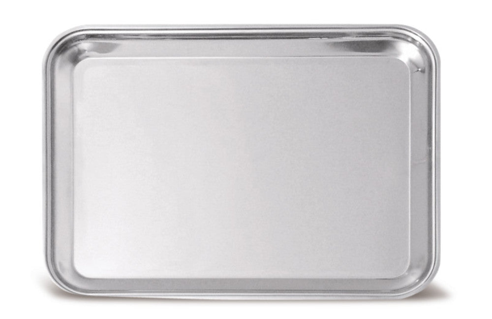 Image of Rotilabo®-instrument trays, square, Stainless steel 18/10, 260 x 200 mm - Luminix Health
