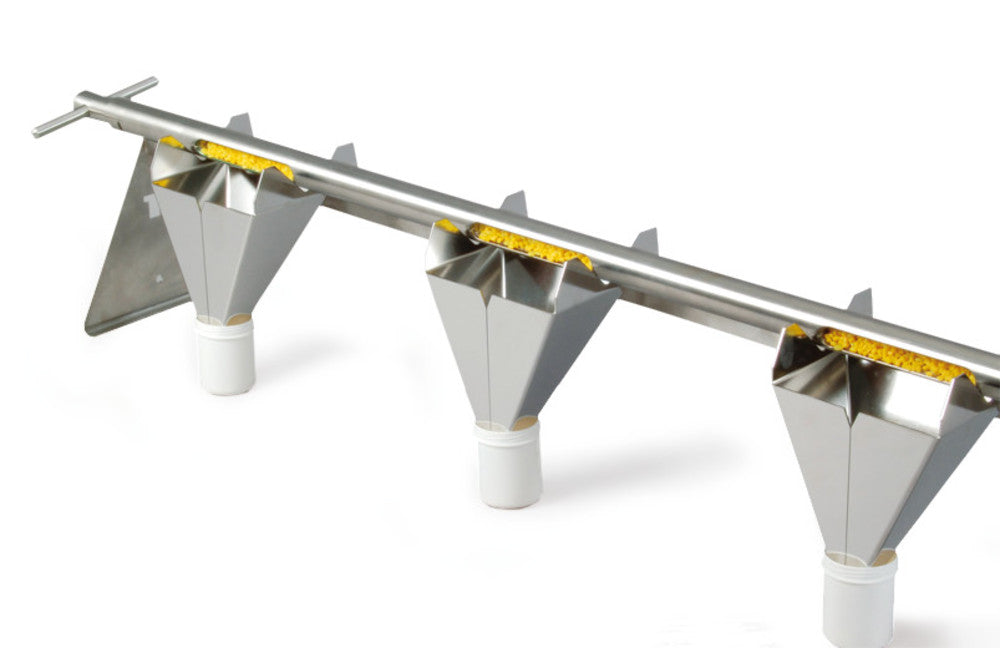 Image of Emptying device for zone sampler, 3 funnels, L 1 m, 1 unit(s) - Luminix Health