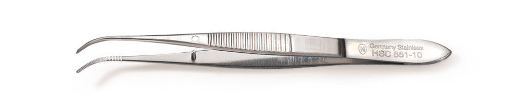 Image of Microscopic forceps, bent, L 105 mm, 1 unit(s) - Luminix Health