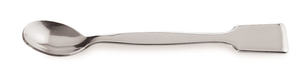 Spoon spatula, st. steel 18/10, Ø 25 mm, flat handle, total length 300 mm - Luminix Health