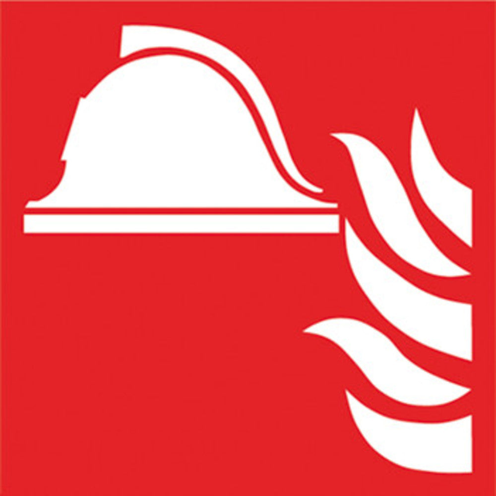 Image of Fire protection sign firefighting, self-adhesive film, W 200 x H 200 mm - Luminix Health