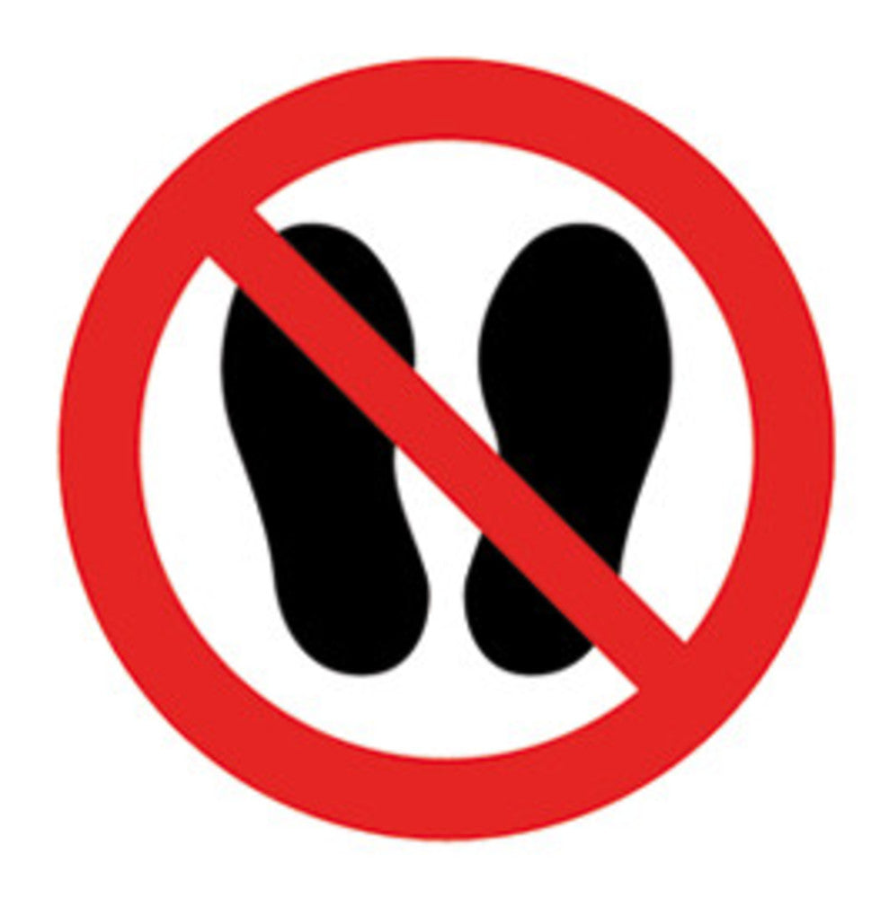 Image of Prohibition sign, self-adhes., do not enter, ISO 7010, 1 unit(s) - Luminix Health