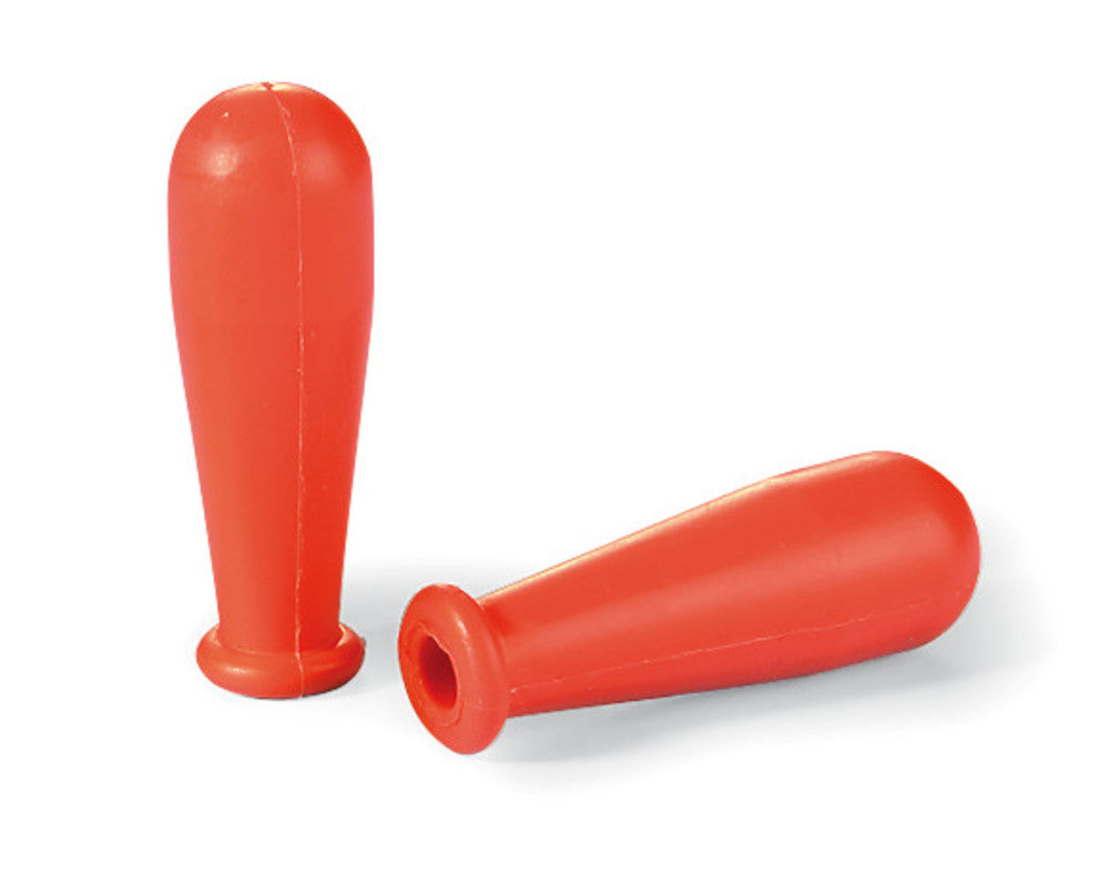 Suction cup f. past./grad./volum. pip., red, rubber, < 2 ml, 100 unit(s) - Luminix Health