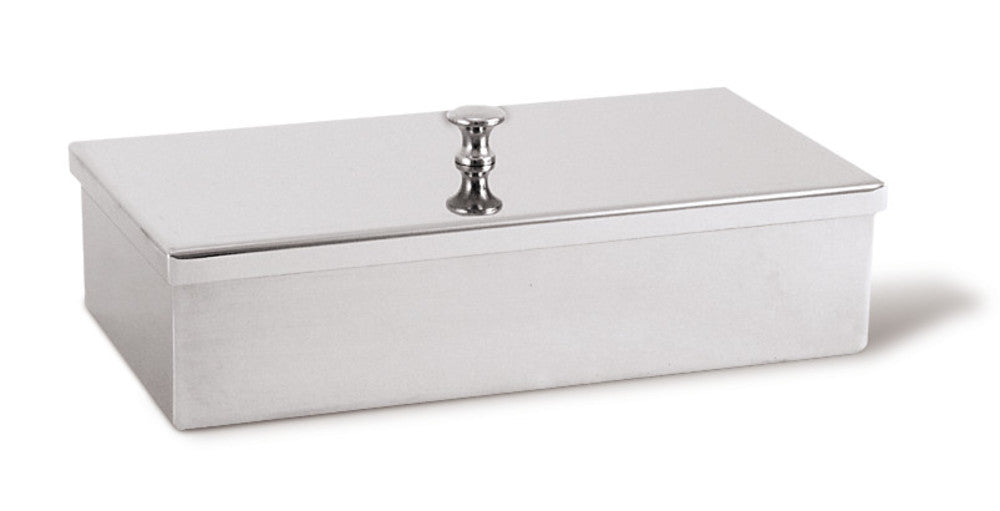 Image of Instrument pans, lid with knob, L 300, W 200 , H 50 mm, 1 unit(s) - Luminix Health