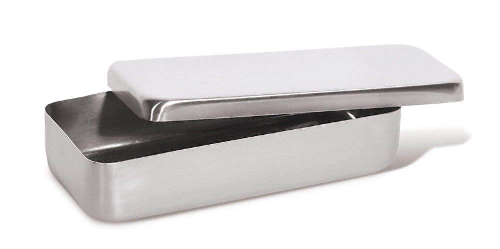 Image of Instrument pans, flat lid, L 250, W 100, H 50 mm, 1 unit(s) - Luminix Health