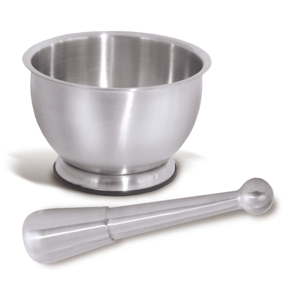Rotilabo®-mortars, stainless steel, incl. pestle, 1 unit(s) - Luminix Health