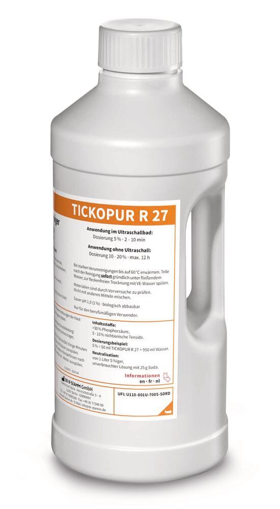 TICKOPUR R 27, ultrasonic cleaner