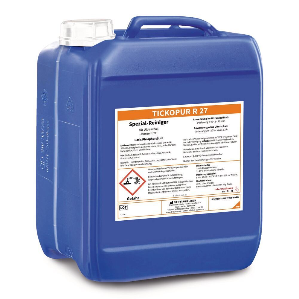 TICKOPUR R 27, ultrasonic cleaner