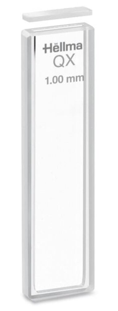 Macro cuvette type 100-QX, Extended Range quartz glass, 1 mm path length, 350 µl, Hellma, art. 100146
