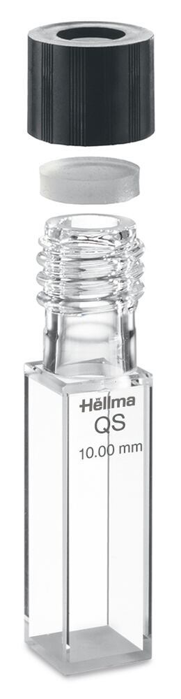 Sealable cuvette, 117F, 3.5 ml, Hellma, art. 117100F1040