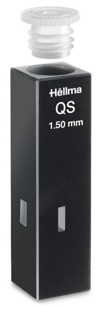 Ultra-micro cuvette 105.252-QS, 1.5 mm path length, 12 µl, centre height 15 mm, Hellma, art. 1052521540