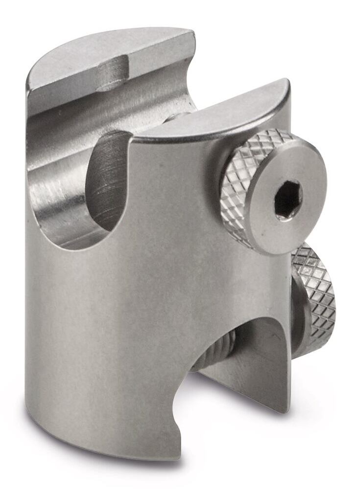 Double bosshead MicroFix stainless steel, Usbeck, art. 2385