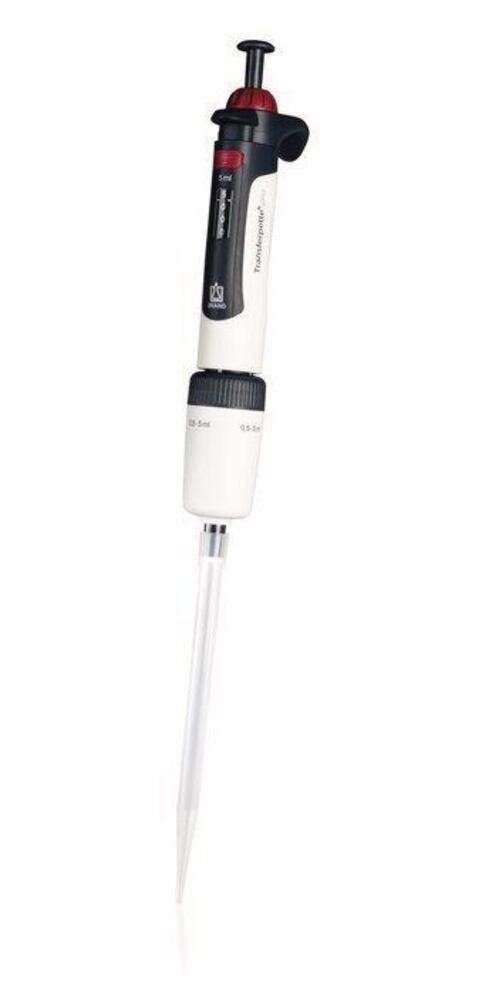 Transferpette® pro variable, DE-M, 500–5000 µl for tips 0.5–5 ml, Brand, art. 706882