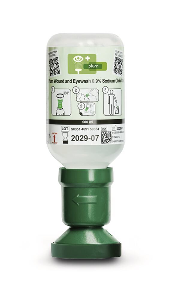 Plum wound and eye wash, 0,9% sodium chloride, 200 ml