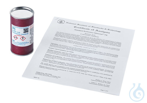 C 43, Benzoic acid, NIST 39j, 30 g
