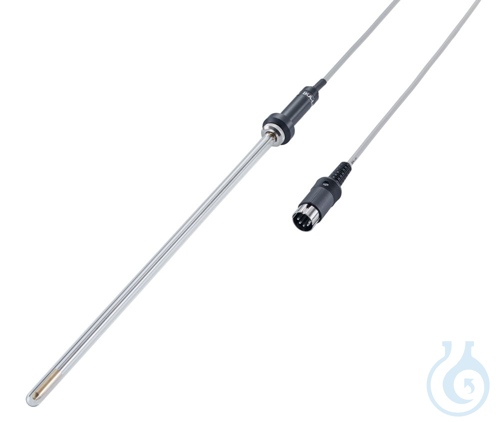 PT 100.51, Temp. sensor, stn. steel, glass-coated, Ø8mm, 230 mm