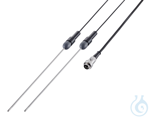 PT 1000.50, Temp. sensor, dual, stn. steel, Ø3 mm, 230 mm