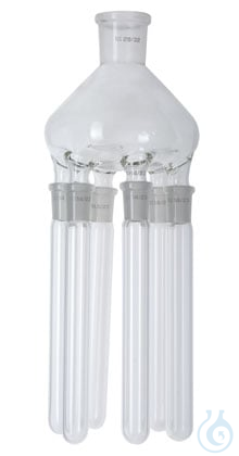 RV 10.600, Distilling spider, NS 29/32, 6 sleeves