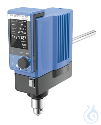 EUROSTAR 200 control S003, Electronic overhead stirrer with Swiss plug