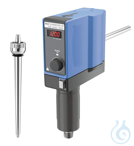 EUROSTAR 20 high speed digital S003, Electronic overhead stirrer with Swiss plug