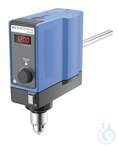 EUROSTAR 40 digital S003, Electronic overhead stirrer with Swiss plug