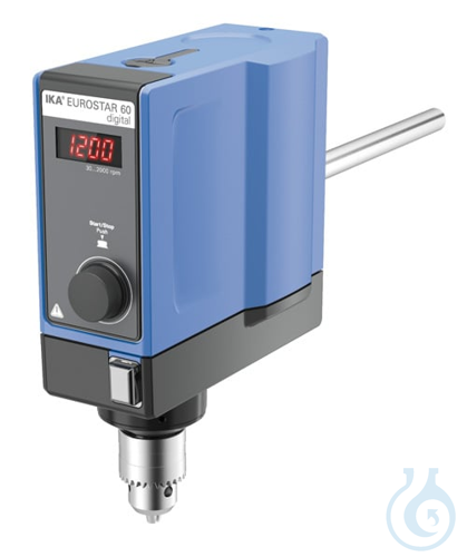 EUROSTAR 60 digital S003, Electronic overhead stirrer with Swiss plug