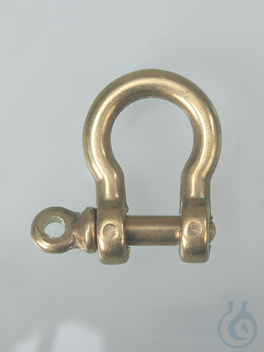 Brass shackle Ø crosspc. 5, wire 4,5, opening 8 mm