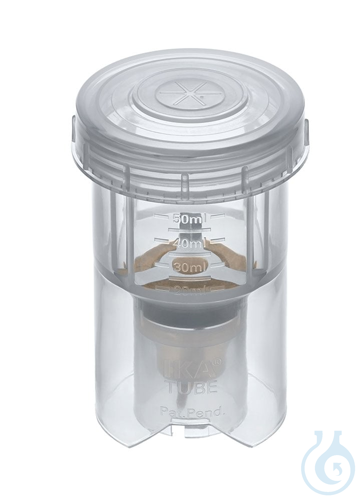DIS-50-S-M, Tube with dissolver blade, stainless steel, 50 ml