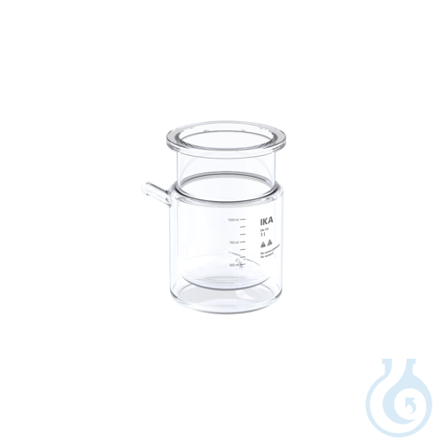 HA.gv.dw.1, Glass vessel, double-wall, for 1 l
