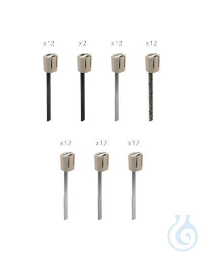 ElectraSyn MicroElectrode StarterKit, Kit of 8 electrodes, 12 pcs. each (glassy