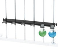 Horizontal PVC rod for the support base