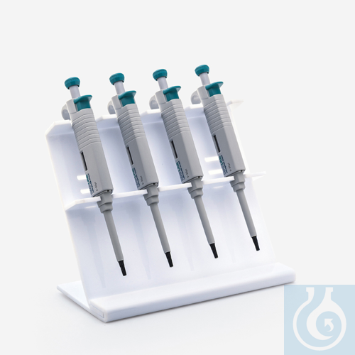 stand - micropipette - 4 station - adjustable