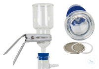 Glass filtration set with support screen VF7